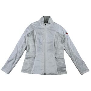 KJUS Radiation Jacket Hybrid White Women's Small 36 Cherry Hills Country Club